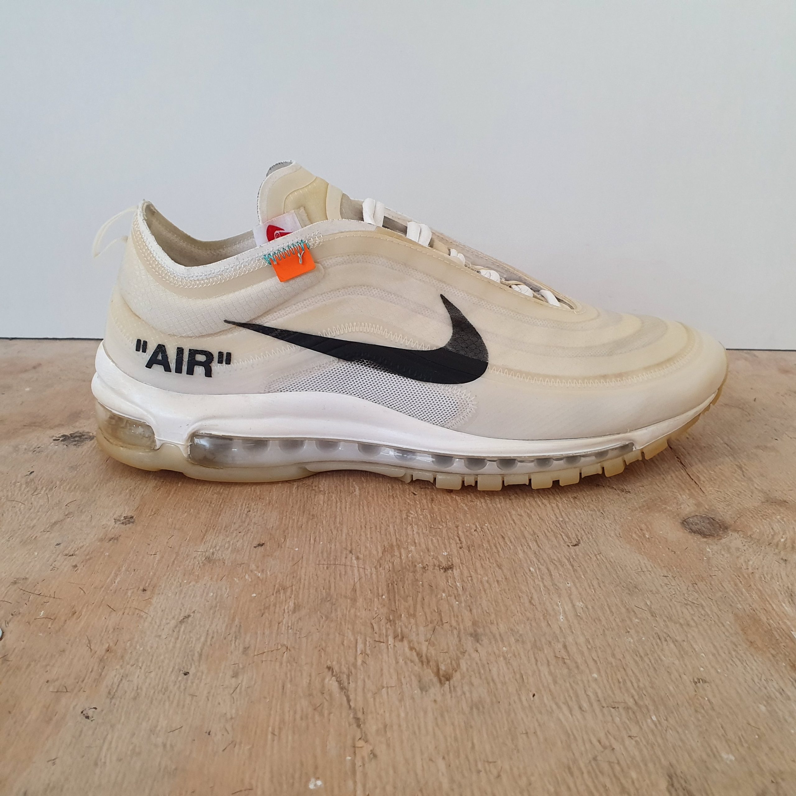 Nike air max sales off white yellow